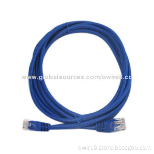 RJ45 Connector Patch Cord Cable, Blue, Passed Fluke TestNew
